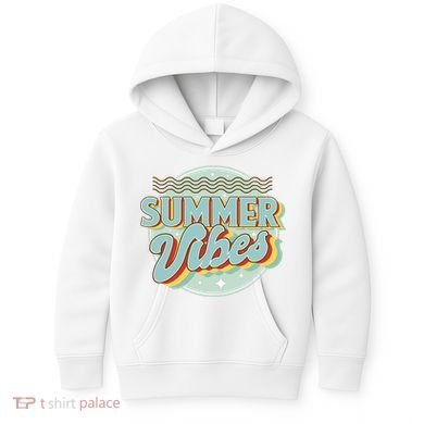 Summer Vibes Retro Cool Kids Hoodie