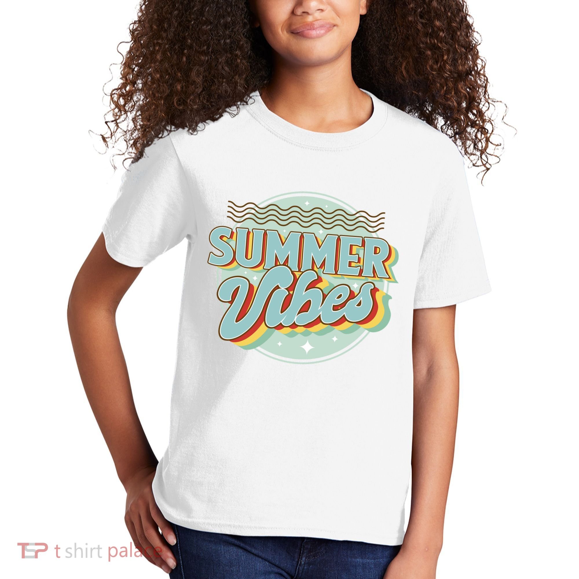 Summer Vibes Retro Cool Kids T-Shirt