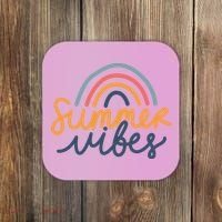 Summer Vibes Rainbow Cute Coaster thumb 0