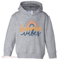 Summer Vibes Rainbow Cute Toddler Hoodie thumb 0