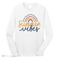 Summer Vibes Rainbow Cute Long Sleeve Shirt thumb 0
