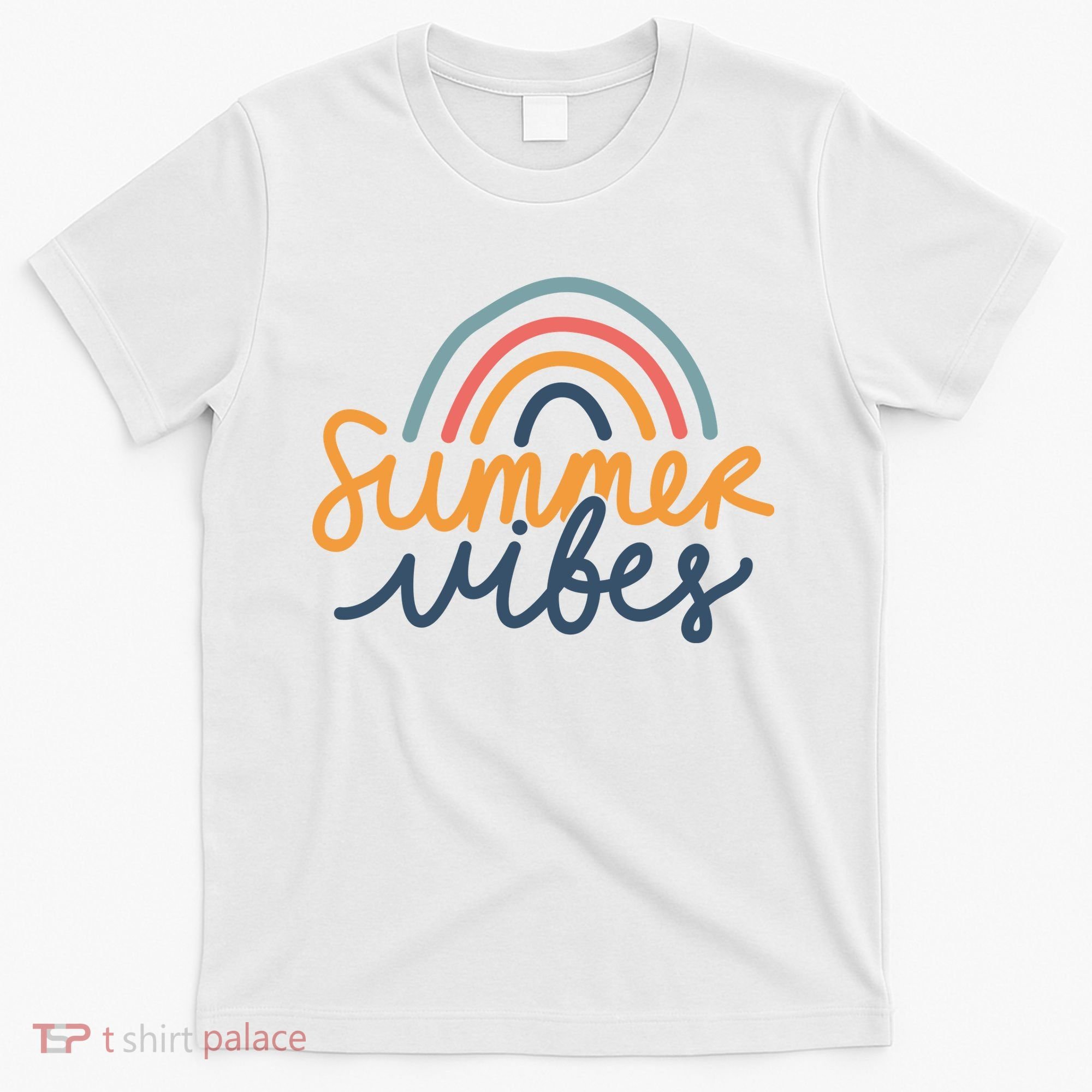 Summer Vibes Rainbow Cute T-Shirt