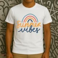 Summer Vibes Rainbow Cute T-Shirt thumb 3