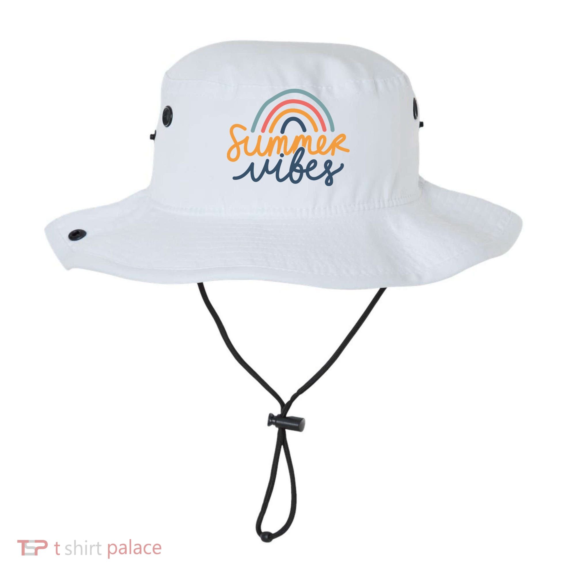 Summer Vibes Rainbow Cute Bucket Hat