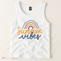 Summer Vibes Rainbow Cute Tank Top thumb 2