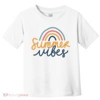 Summer Vibes Rainbow Cute Toddler T-Shirt thumb 0