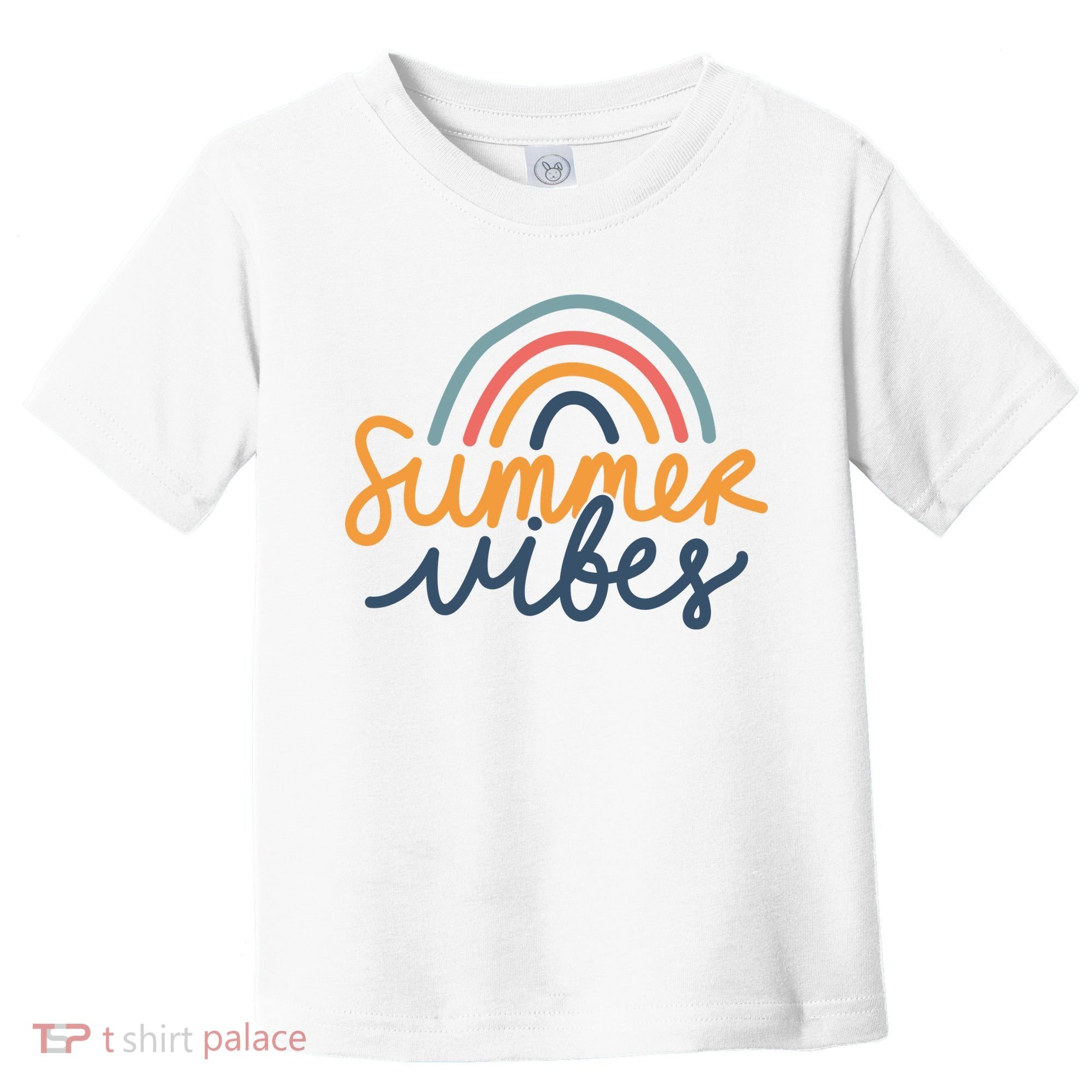 Summer Vibes Rainbow Cute Toddler T-Shirt