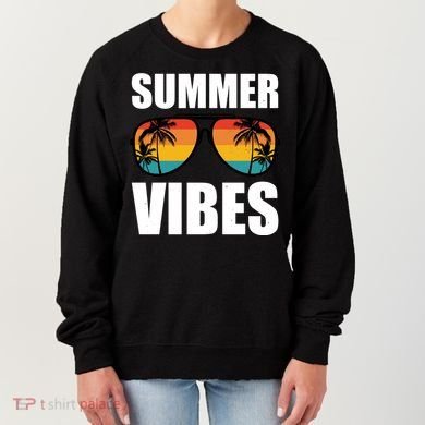 Summer Vibes Sunset Beach Tropical Women's Sweatshirt