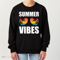 Summer Vibes Sunset Beach Tropical Women's Sweatshirt thumb 0