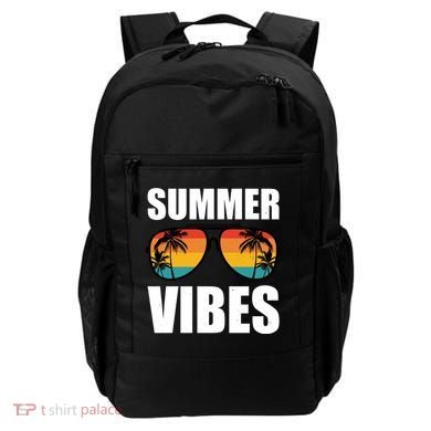 Summer Vibes Sunset Beach Tropical Backpack
