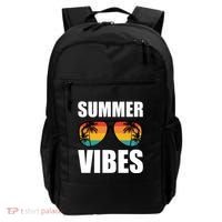 Summer Vibes Sunset Beach Tropical Backpack thumb 0