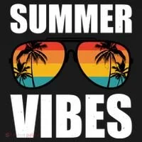 Summer Vibes Sunset Beach Tropical Bucket Hat thumb 4