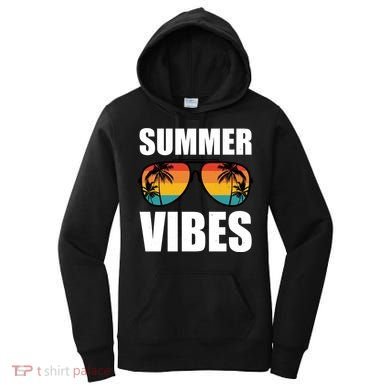 Summer Vibes Sunset Beach Tropical Women's Hoodie