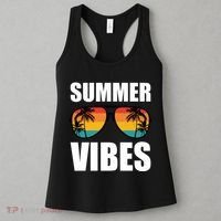 Summer Vibes Sunset Beach Tropical Women's Tank Top thumb 3