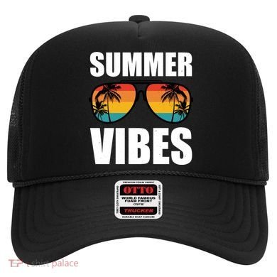 Summer Vibes Sunset Beach Tropical Hat