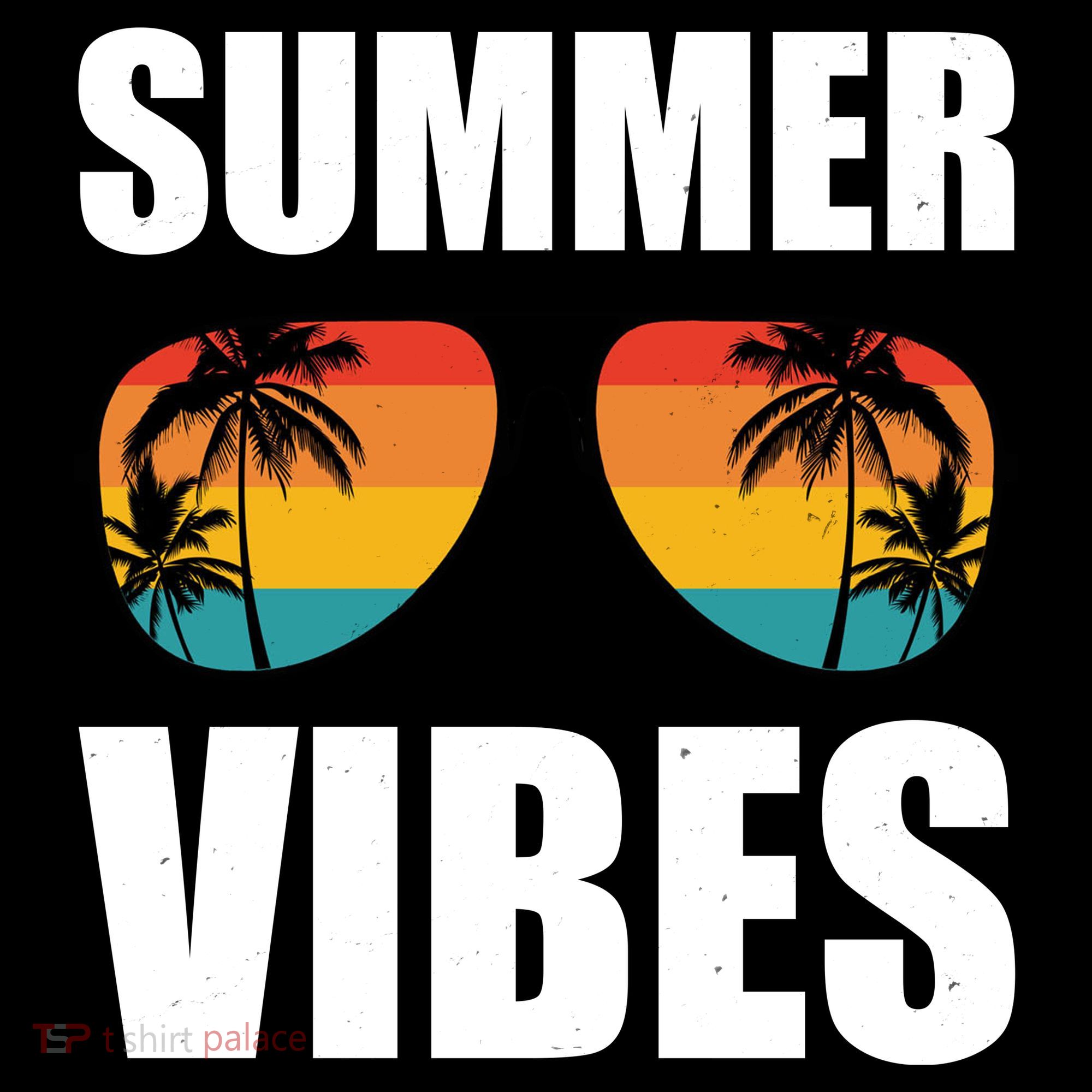 Summer Vibes Sunset Beach Tropical Tote Bag