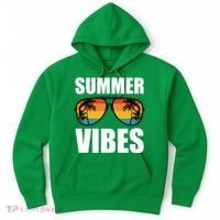 Summer Vibes Sunset Beach Tropical Hoodie thumb 0