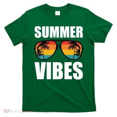 Summer Vibes Sunset Beach Tropical T-Shirt
