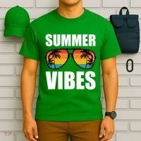 Summer Vibes Sunset Beach Tropical T-Shirt thumb 6