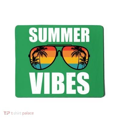 Summer Vibes Sunset Beach Tropical Mousepad