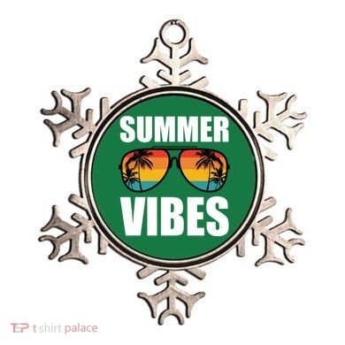 Summer Vibes Sunset Beach Tropical Ornament