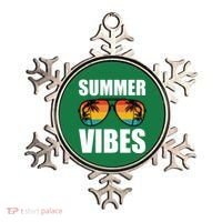 Summer Vibes Sunset Beach Tropical Ornament thumb 0