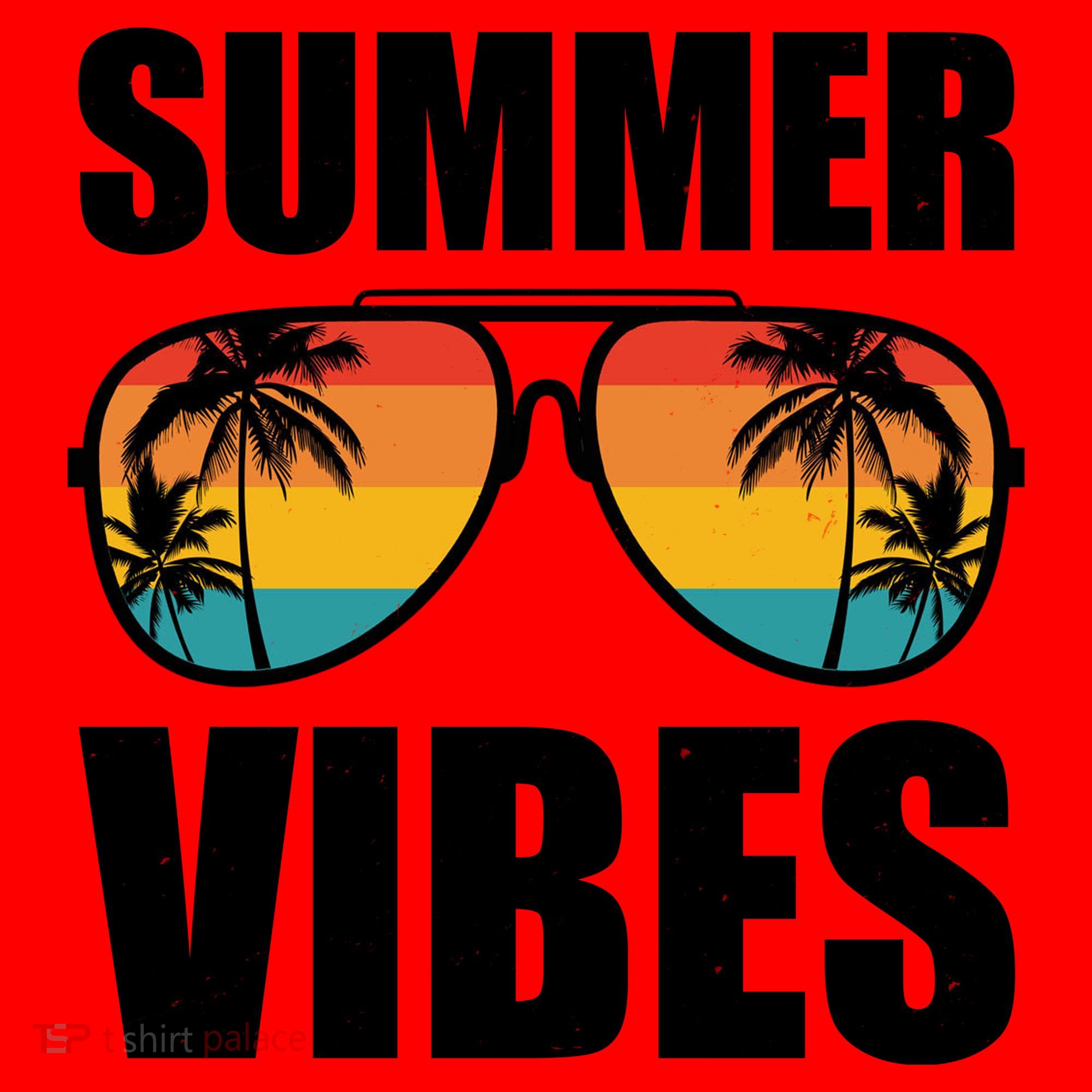 Summer Vibes Sunset Beach Tropical Santa Hat