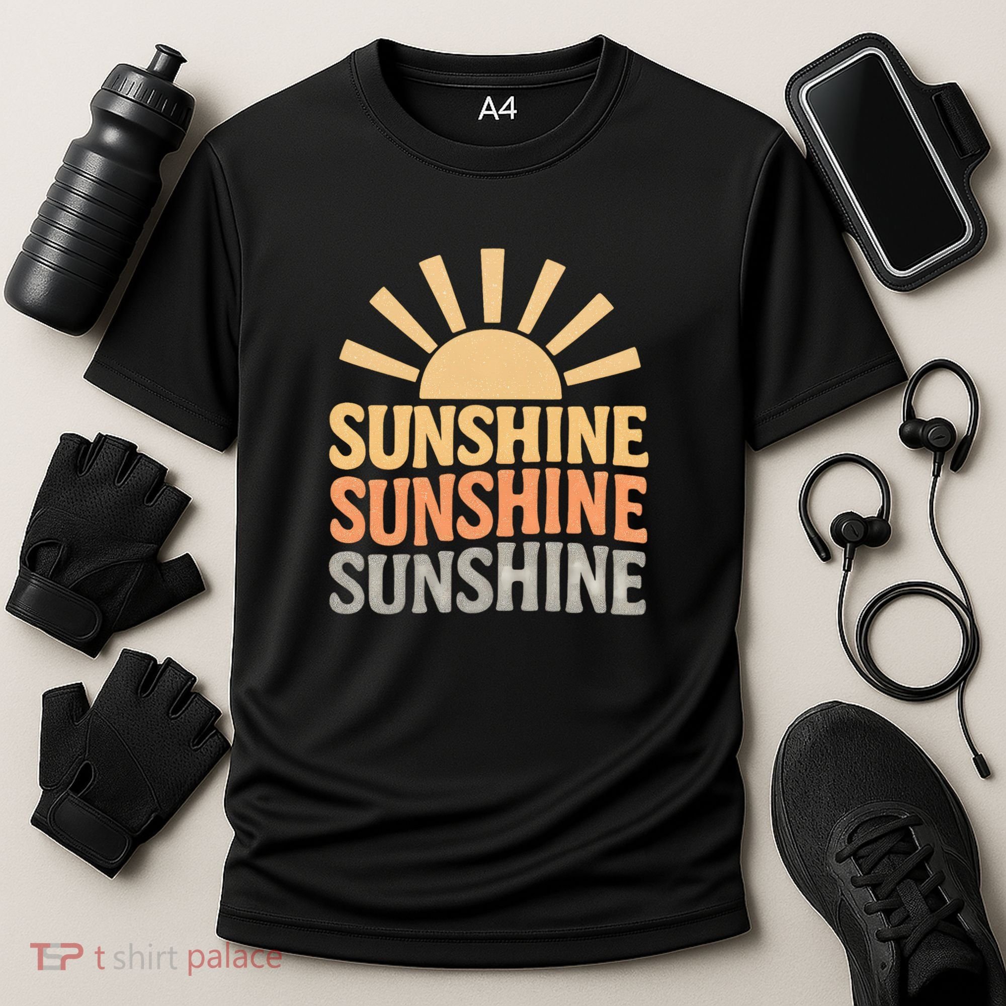 Sunshine Vibes Cooling Performance Crew T-Shirt