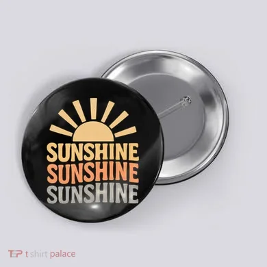 Sunshine Vibes Button