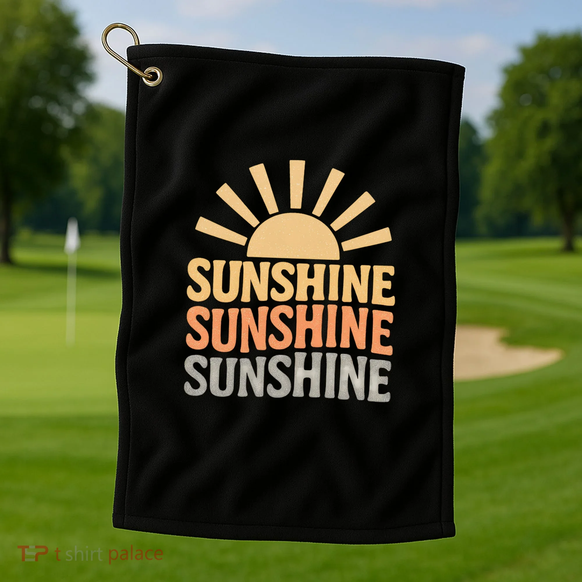 Sunshine Vibes Golf Towel