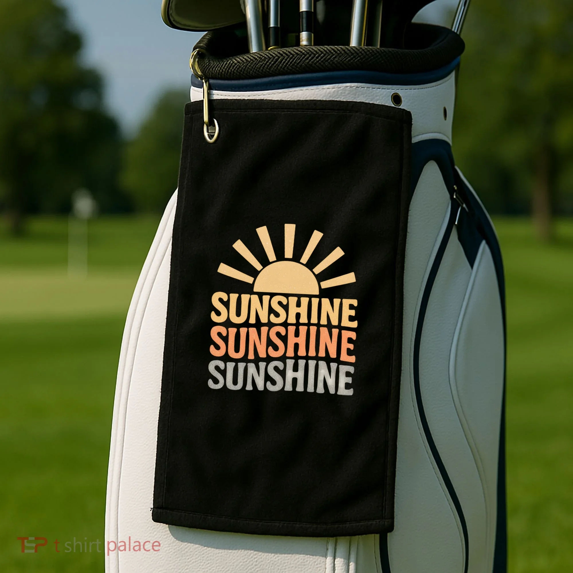 Sunshine Vibes Golf Towel