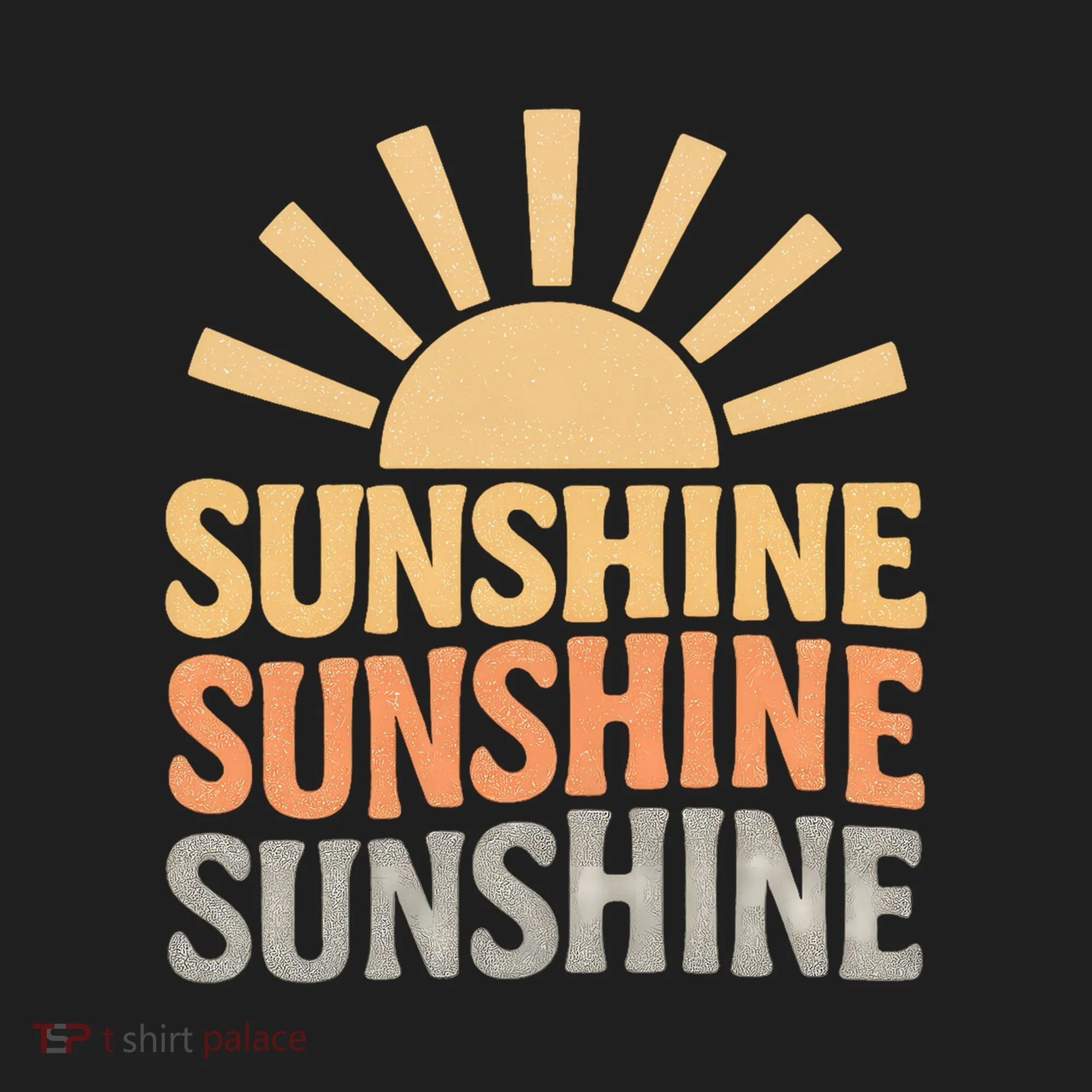 Sunshine Vibes Golf Towel