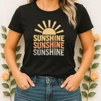Sunshine Vibes Women's T-Shirt thumb 2