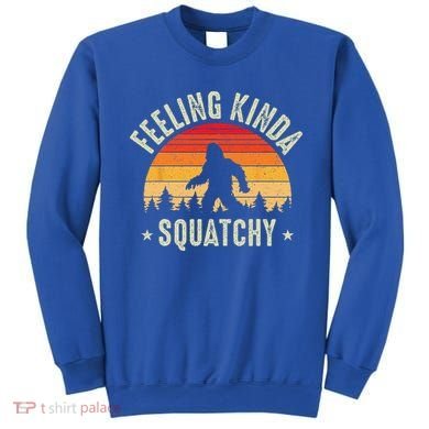Sasquatch Vintage Sunset Bigfoot Retro Distressed 60s Funny Sweatshirt