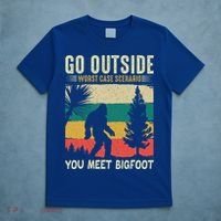 Sasquatch Vintage Sunset Bigfoot Retro Distressed 60s Gift T-Shirt thumb 5