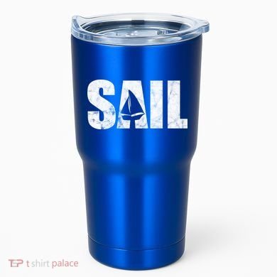 Sail Vintage Sailing Boat Tumbler