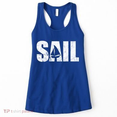 Sail Vintage Sailing Boat Women's Tank Top