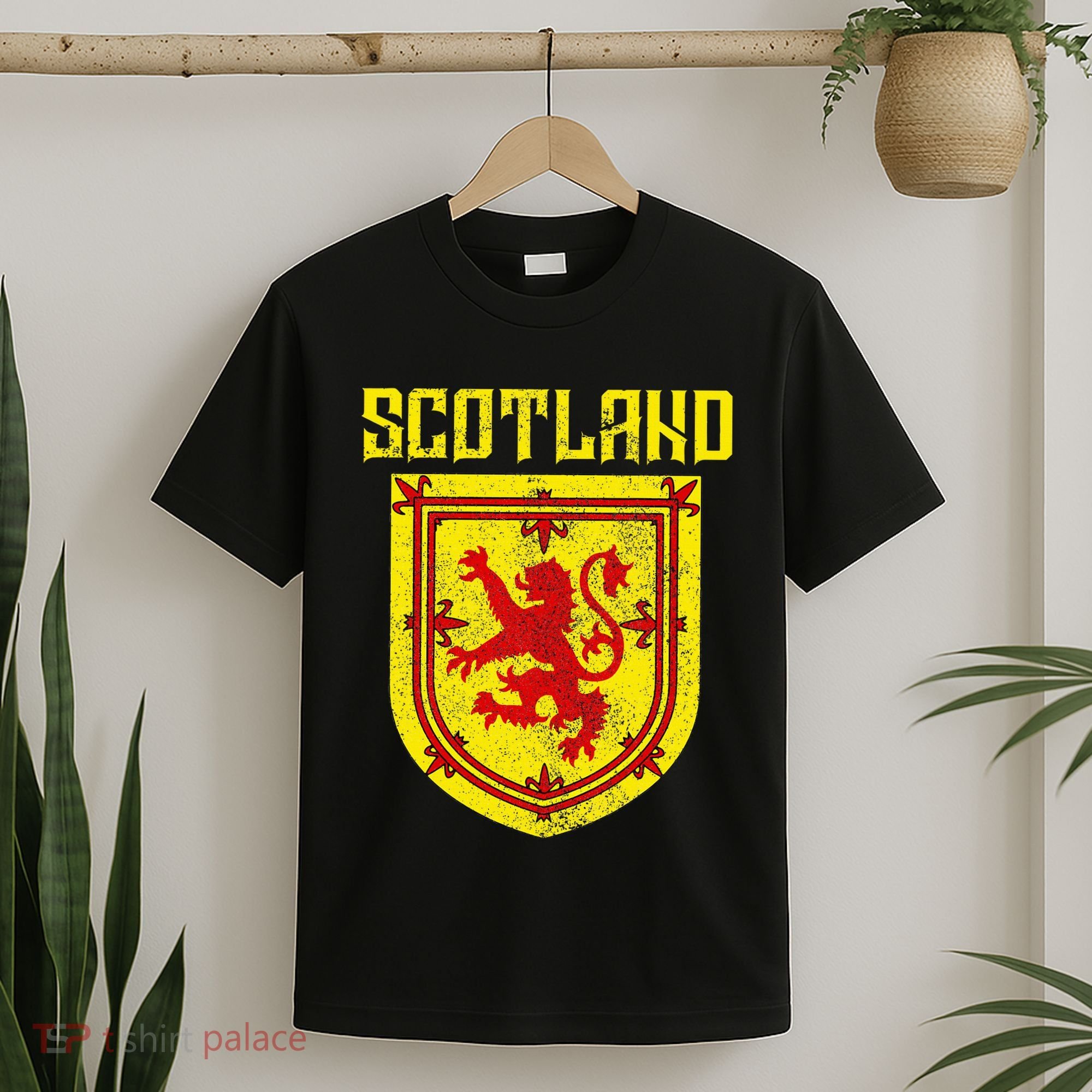 Scotland Vintage Scottish Flag Lion Scottish Pride T-Shirt