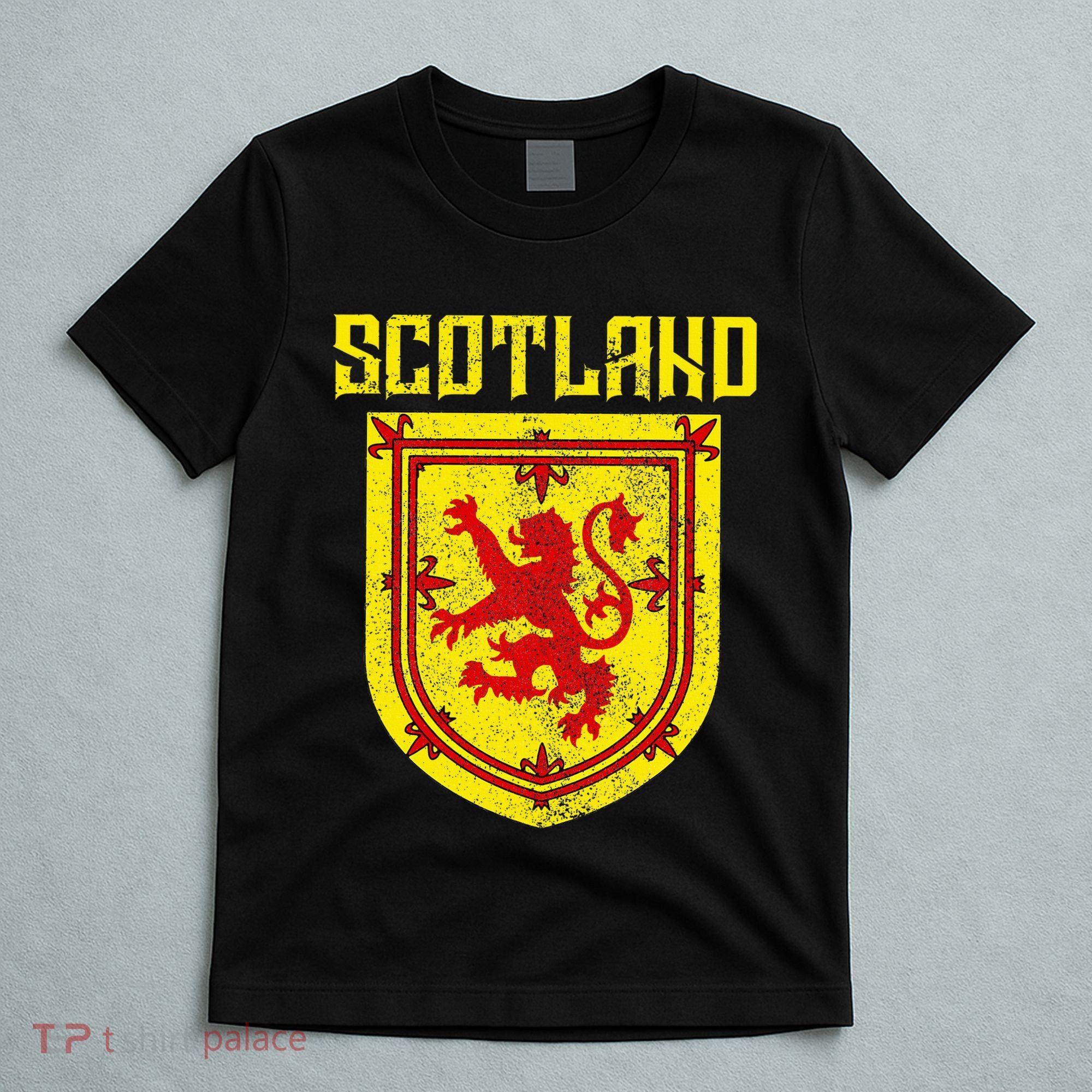 Scotland Vintage Scottish Flag Lion Scottish Pride T-Shirt