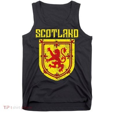 Scotland Vintage Scottish Flag Lion Scottish Pride Tank Top