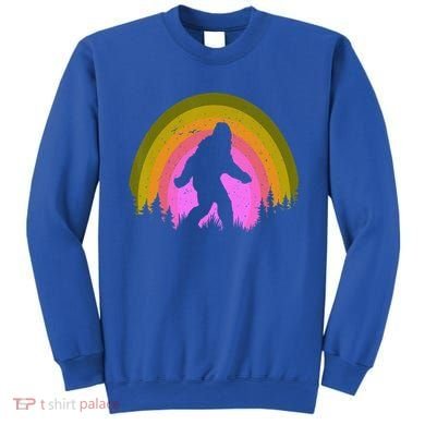 Sasquatch Vintage Sunset Bigfoot Retro Distressed 60sFunny Gift Sweatshirt