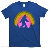 Sasquatch Vintage Sunset Bigfoot Retro Distressed 60sFunny Gift T-Shirt thumb 0