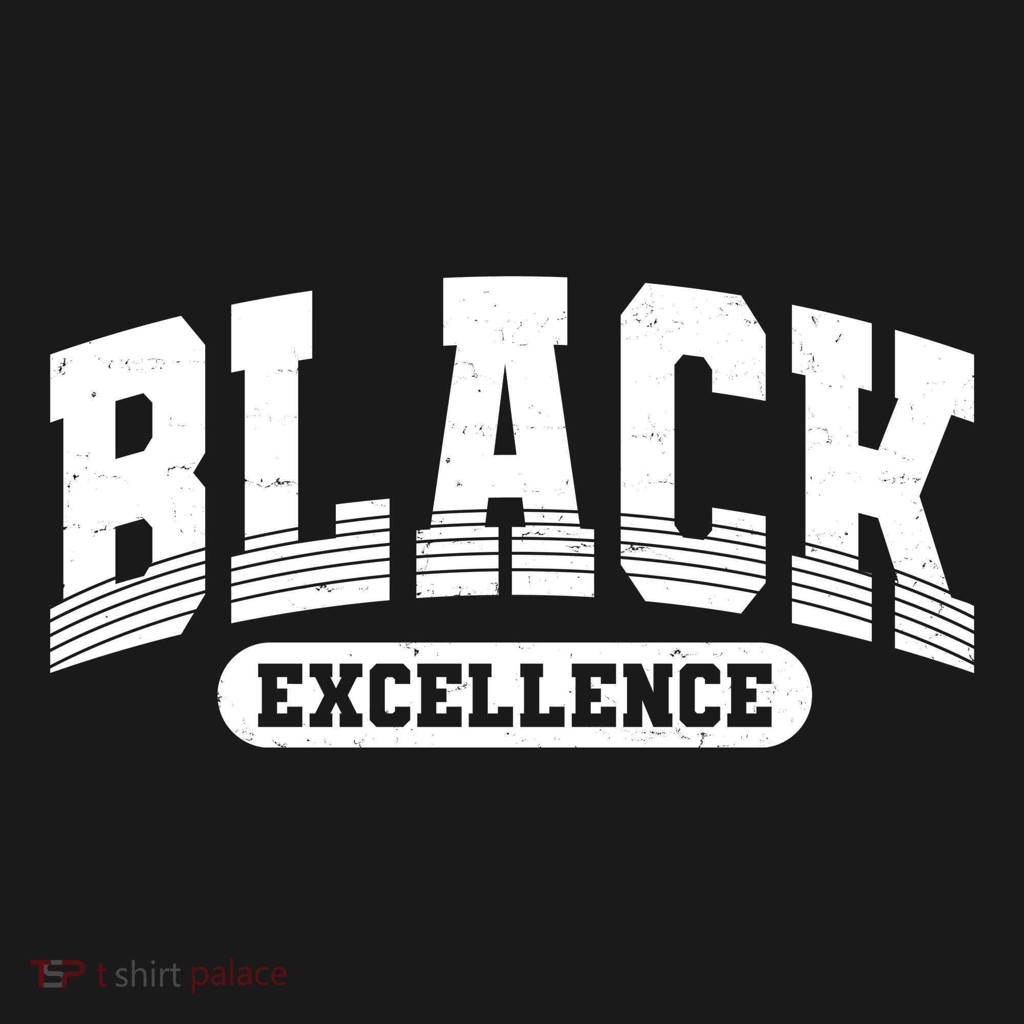 Sporty Varsity Style Black Excellence USA-Made Doggie Bandana