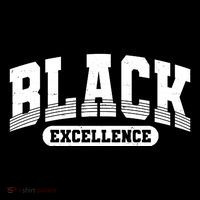 Sporty Varsity Style Black Excellence Women's Hoodie thumb 2