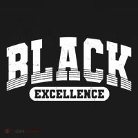 Sporty Varsity Style Black Excellence Women's Tank Top thumb 5