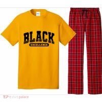 Sporty Varsity Style Black Excellence Pajama Set thumb 0