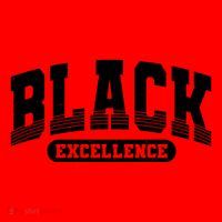 Sporty Varsity Style Black Excellence Santa Hat thumb 1