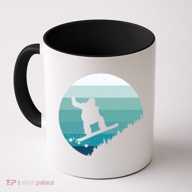Snowboard Vintage Snowboarder Snow Winter Snowboarding Gift Coffee Mug
