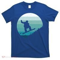 Snowboard Vintage Snowboarder Snow Winter Snowboarding Gift T-Shirt thumb 0