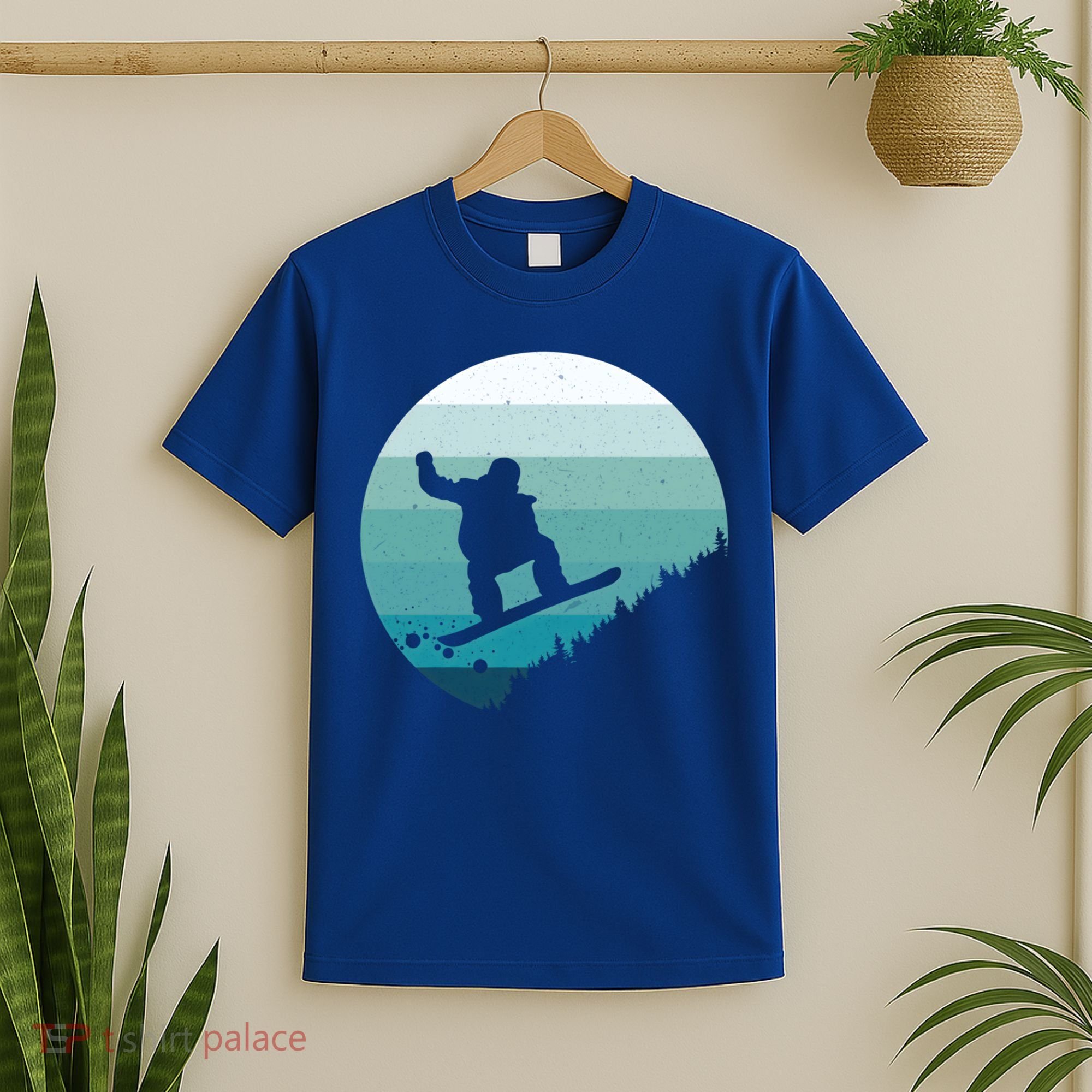 Snowboard Vintage Snowboarder Snow Winter Snowboarding Gift T-Shirt
